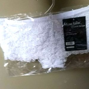 Lace ruffle panties stretch M/L